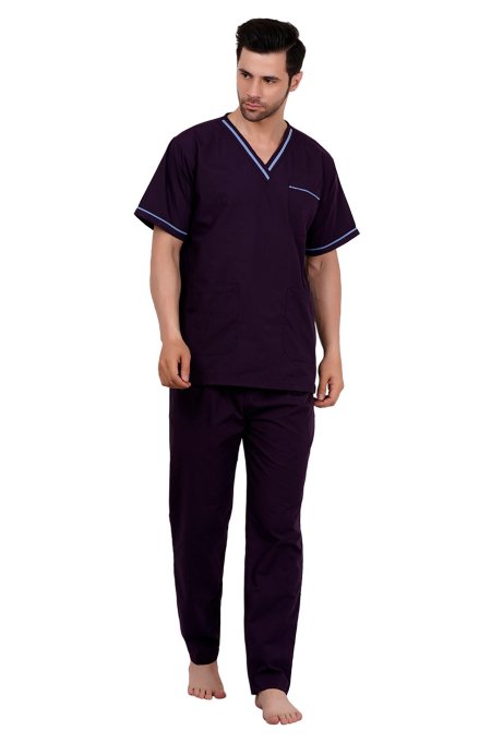 Durable Polycotton Wine Red Scrubs Manufacturers, Suppliers in Tamil Nadu