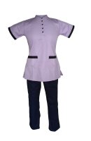 Light Blue Housekeeping Uniform with Elastic Pants Manufacturers, Suppliers in Tamil Nadu