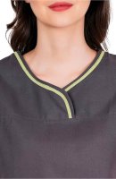 Dark Purple Short Sleeve Y-Neck Medical Uniform Manufacturers, Suppliers in Tamil Nadu