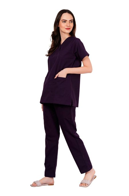 Dark Purple Professional Medical Clothing Set Manufacturers, Suppliers in Tamil Nadu