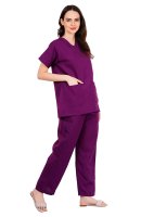 Durable Dark Purple Y-Crossover Top and Pants Set Manufacturers, Suppliers in Tamil Nadu