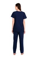 Dark Navy Blue Polycotton Scrubs with Patch Pockets Manufacturers, Suppliers in Tamil Nadu