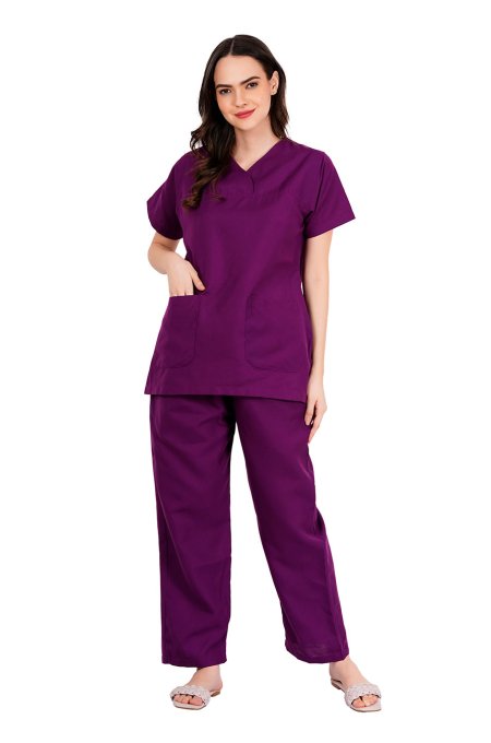 Durable Dark Purple Y-Crossover Top and Pants Set Manufacturers, Suppliers in Tamil Nadu