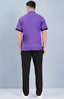 Housekeeping Uniform in Purple Cotton Half Sleeves Manufacturers, Suppliers in Tamil Nadu