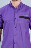 Housekeeping Uniform in Purple Cotton Half Sleeves Manufacturers, Suppliers in Tamil Nadu