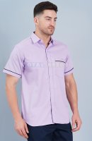 Light Purple Cotton Hospital Work Uniform for Male Staff Manufacturers, Suppliers in Tamil Nadu
