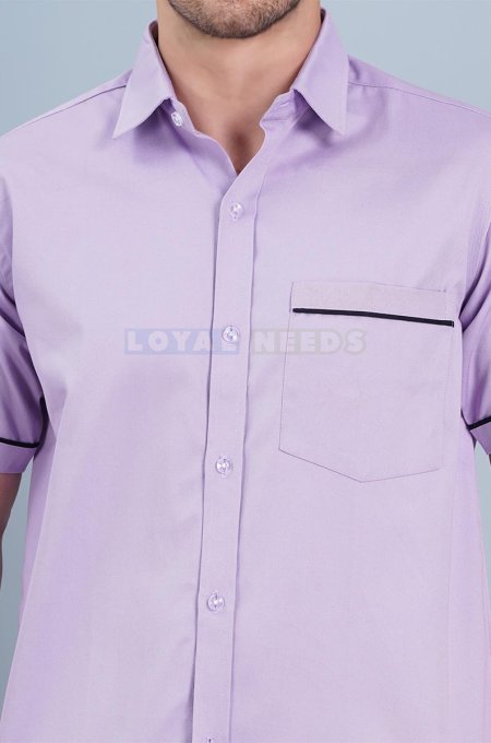 Light Purple Cotton Hospital Work Uniform for Male Staff Manufacturers, Suppliers in Tamil Nadu