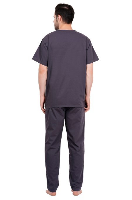 Grey Medical Scrub Set with V-Neck Design Manufacturers, Suppliers in Tamil Nadu