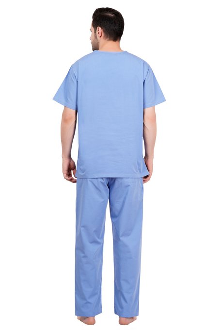 Ceil Blue Hospital Scrubs Set Comfortable Fit for Men Manufacturers, Suppliers in Tamil Nadu