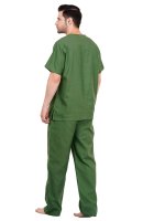 Olive Green Medical Scrub Suit with Four Pockets Manufacturers, Suppliers in Tamil Nadu