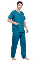 Comfortable Bluish Green Hospital Workwear Scrubs Set Manufacturers, Suppliers in Tamil Nadu