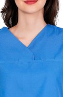 Medical Work Scrubs Ocean Blue Y-Crossover Design Manufacturers, Suppliers in Tamil Nadu