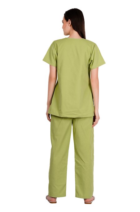 Modern Fit Sage Green Scrubs for Medical Staff Manufacturers, Suppliers in Tamil Nadu