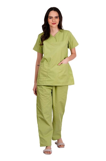 Modern Fit Sage Green Scrubs for Medical Staff Manufacturers, Suppliers in Tamil Nadu