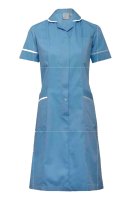 Half Sleeve Nurse Uniform Blue and Light Grey Manufacturers, Suppliers in Tamil Nadu