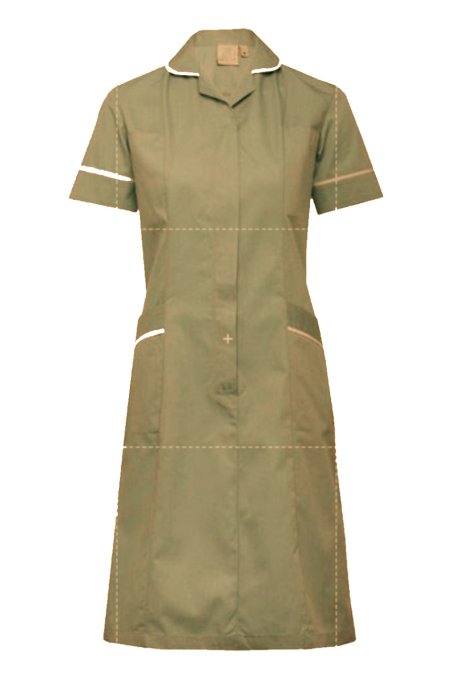 Half Sleeve Nurse Uniform Blue and Light Grey Manufacturers, Suppliers in Tamil Nadu