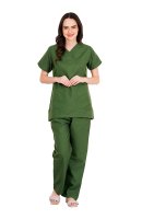 Olive Green Medical Uniform Set Designed for Comfort Manufacturers, Suppliers in Tamil Nadu