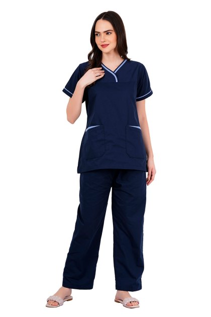 Comfortable Olive Blue and Blue Uniform Top Pant Set Manufacturers, Suppliers in Tamil Nadu
