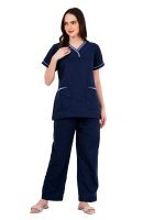 Comfortable Olive Blue and Blue Uniform Top Pant Set Manufacturers, Suppliers in Tamil Nadu