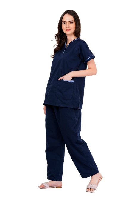 Comfortable Olive Blue and Blue Uniform Top Pant Set Manufacturers, Suppliers in Tamil Nadu