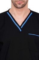 Black Blue Medical Scrubs Set Unisex Polycotton Manufacturers, Suppliers in Tamil Nadu