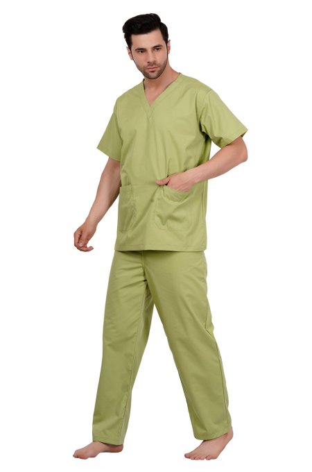 Sage Green Hospital Scrubs Set Comfortable Fit Manufacturers, Suppliers in Tamil Nadu