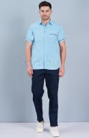 Medium Blue Hospital Work Shirt for Men Manufacturers, Suppliers in Tamil Nadu