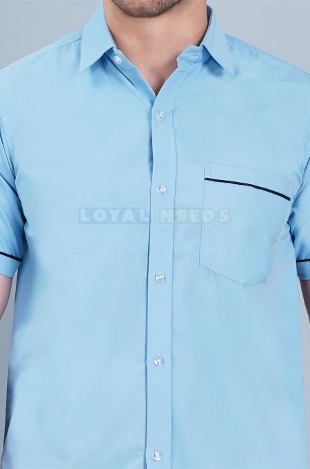 Medium Blue Hospital Work Shirt for Men Manufacturers, Suppliers in Tamil Nadu