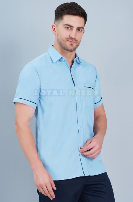 Medium Blue Hospital Work Shirt for Men Manufacturers, Suppliers in Tamil Nadu