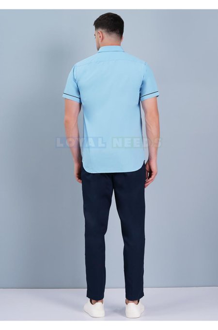 Medium Blue Hospital Work Shirt for Men Manufacturers, Suppliers in Tamil Nadu