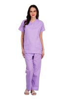 Soft Polycotton Light Lavender Healthcare Uniform Set Manufacturers, Suppliers in Tamil Nadu