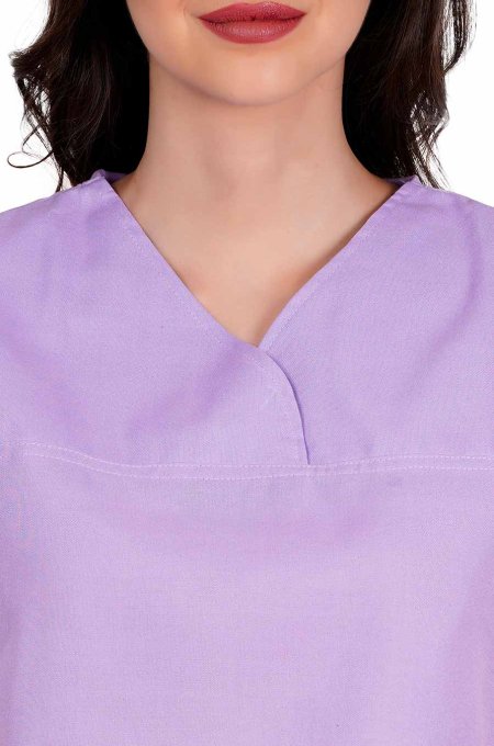 Soft Polycotton Light Lavender Healthcare Uniform Set Manufacturers, Suppliers in Tamil Nadu