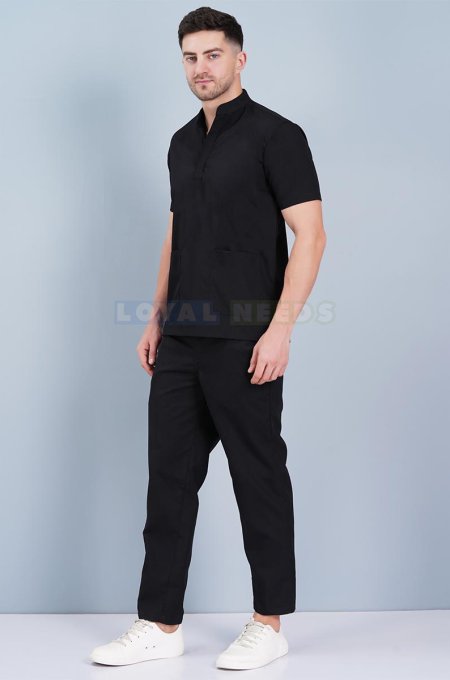 Male Black Cotton Uniform for Hospital and Labs Manufacturers, Suppliers in Tamil Nadu