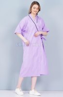 Women Stitched Cotton Gown – Front Open Overlap Manufacturers, Suppliers in Tamil Nadu