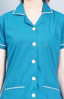 Hospital Staff Nurse Wear Blue Cotton Half Sleeve Manufacturers, Suppliers in Tamil Nadu