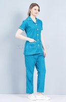 Hospital Staff Nurse Wear Blue Cotton Half Sleeve Manufacturers, Suppliers in Tamil Nadu