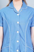 Ladies Nurse Tunic Set Blue Cotton Fabric Half Sleeves Manufacturers, Suppliers in Tamil Nadu