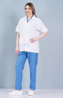 Half Sleeve White Doctor Coat – Cotton Fabric Manufacturers, Suppliers in Tamil Nadu