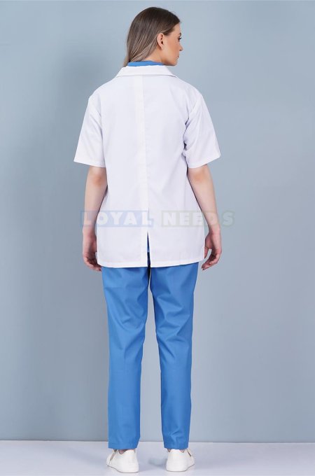 Half Sleeve White Doctor Coat – Cotton Fabric Manufacturers, Suppliers in Tamil Nadu