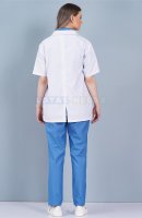 Half Sleeve White Doctor Coat – Cotton Fabric Manufacturers, Suppliers in Tamil Nadu