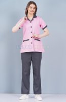Cotton Pink Nurse Wear for Women Hospital Staff Uniform Manufacturers, Suppliers in Tamil Nadu
