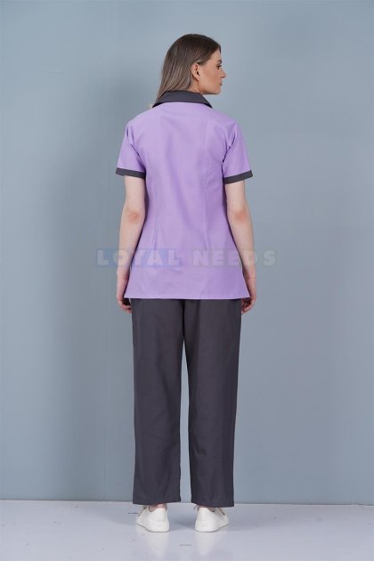 Purple Cotton Nurse Dress for Female Hospital Staff Manufacturers, Suppliers in Tamil Nadu