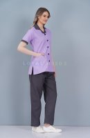 Purple Cotton Nurse Dress for Female Hospital Staff Manufacturers, Suppliers in Tamil Nadu