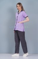 Purple Cotton Nurse Dress for Female Hospital Staff Manufacturers, Suppliers in Tamil Nadu