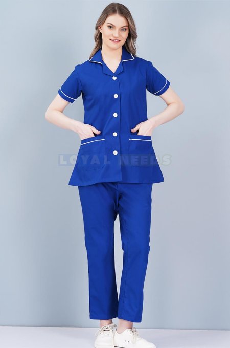 Plain Navy Blue Nurse Wear for Hospital Use Manufacturers, Suppliers in Tamil Nadu