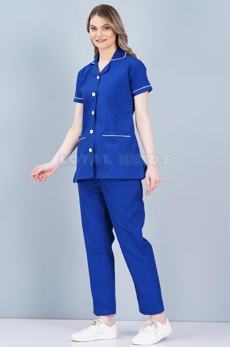 Plain Navy Blue Nurse Wear for Hospital Use Manufacturers, Suppliers in Tamil Nadu