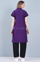 Housekeeping Uniform Black-Purple Half Sleeves Wear Manufacturers, Suppliers in Tamil Nadu