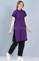 Housekeeping Outfit Half Sleeves Black And Blue Wear Manufacturers, Suppliers in Tamil Nadu