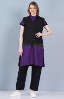 Housekeeping Outfit Half Sleeves Black And Blue Wear Manufacturers, Suppliers in Tamil Nadu