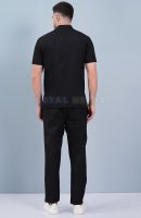 Mandarin collar Black scrub Unisex Manufacturers, Suppliers in Tamil Nadu